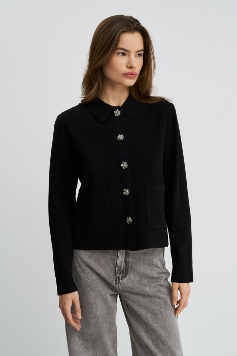 трикотажный кардиган 786433003 фотография