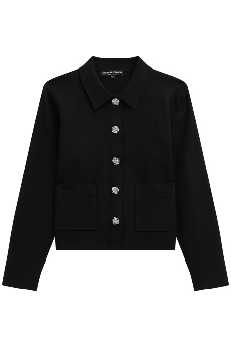 трикотажный кардиган из россии вид сбоку