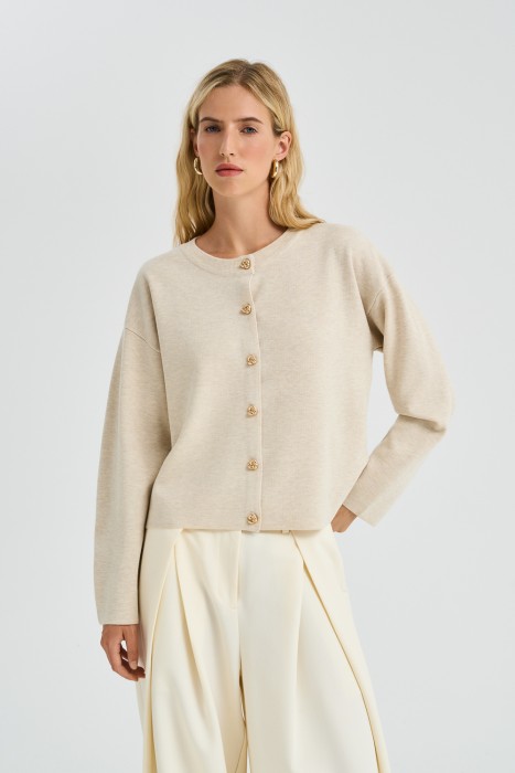 трикотажный кардиган 786431003 фотография