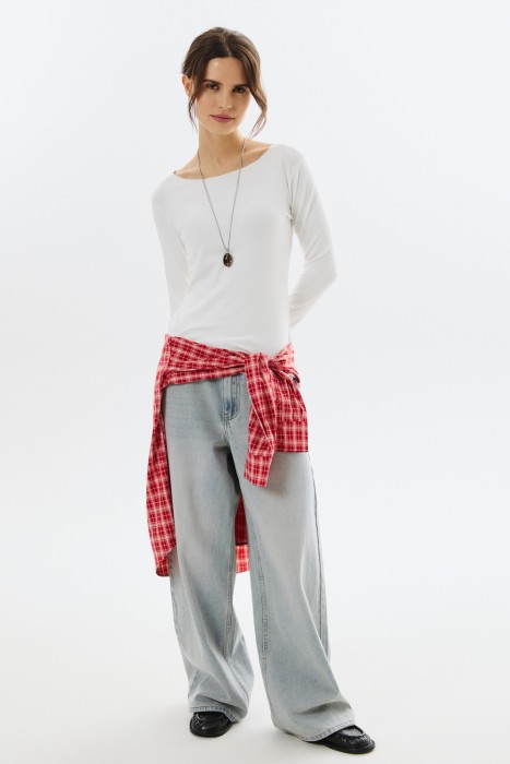 трикотажный лонгслив 804336003 фотография