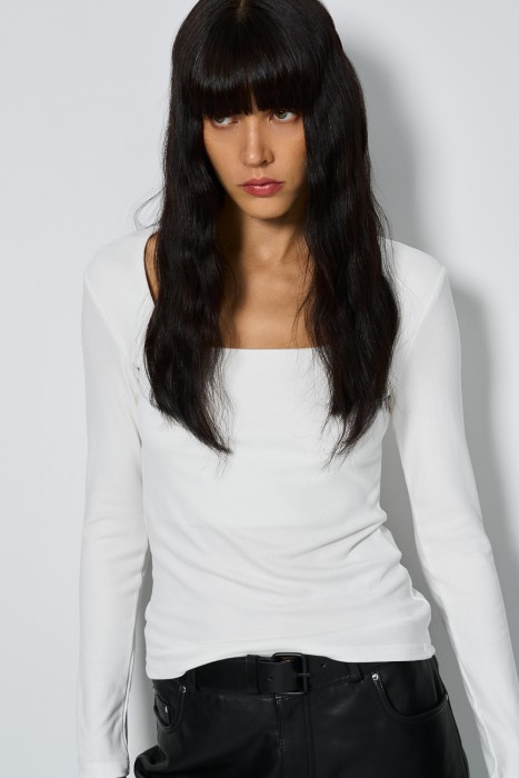 трикотажный лонгслив 795108003 фотография