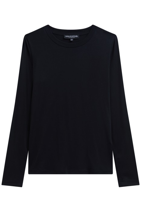 трикотажный лонгслив из россии вид сбоку