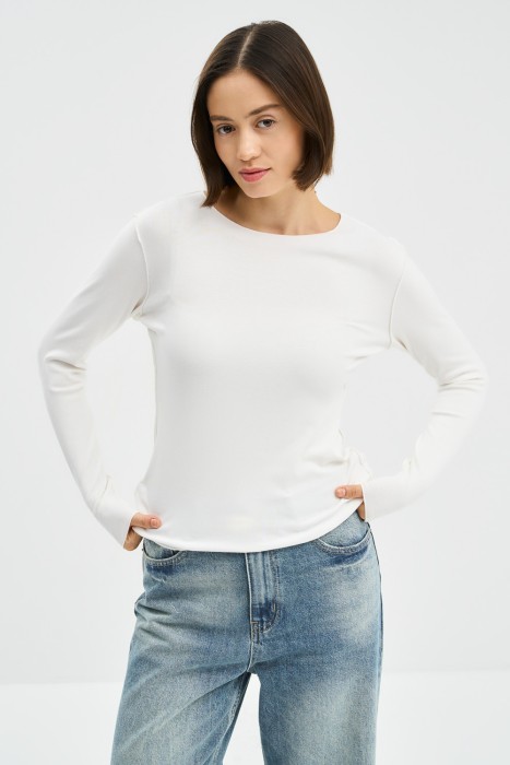 трикотажный лонгслив 795110003 фотография