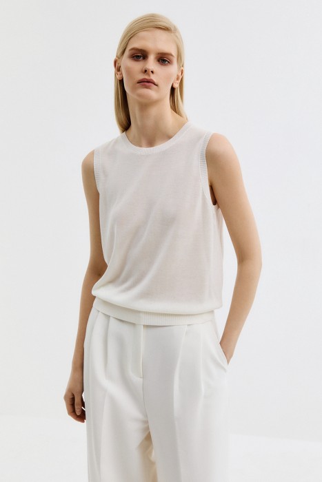 трикотажный топ 803422003 фотография