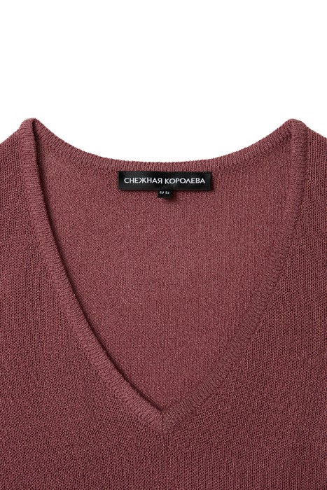 трикотажный топ от бренда снежная королева вид слева