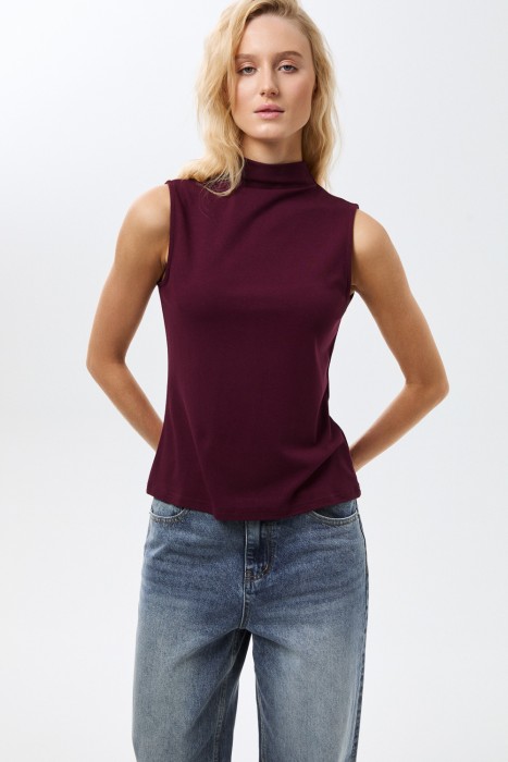 трикотажный топ 806057003 фотография