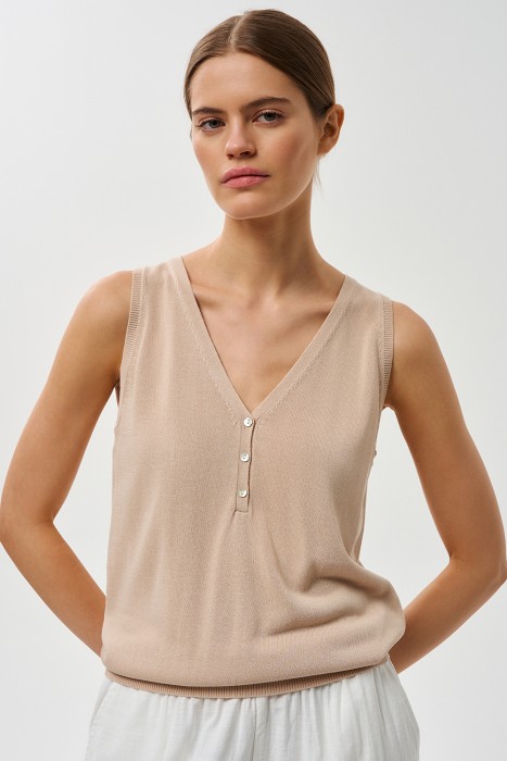 трикотажный топ 814542003 фотография