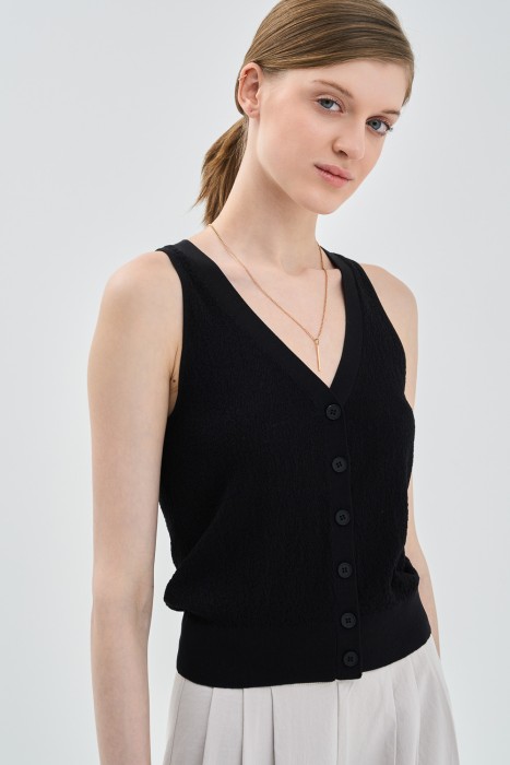 трикотажный жилет 756896003 фотография