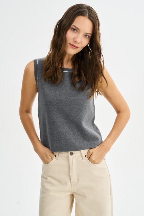 трикотажный жилет 786450003 фотография