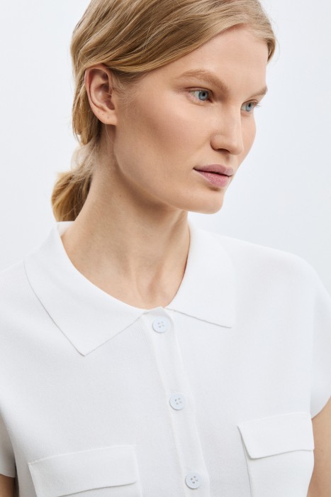 трикотажный жилет из россии вид сбоку