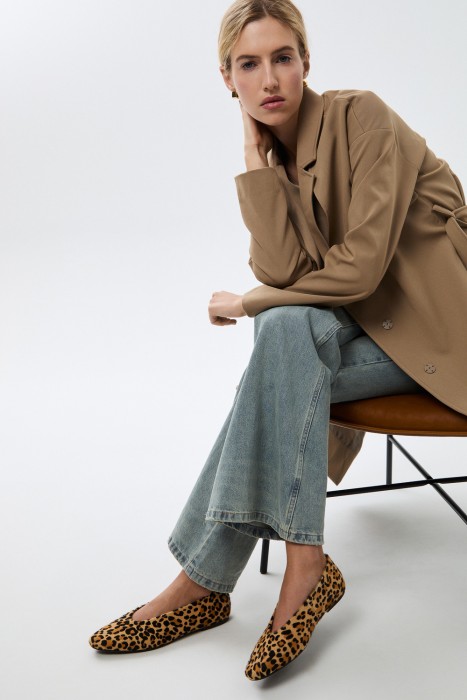 туфли из натуральной кожи пони от бренда снежная королева вид слева