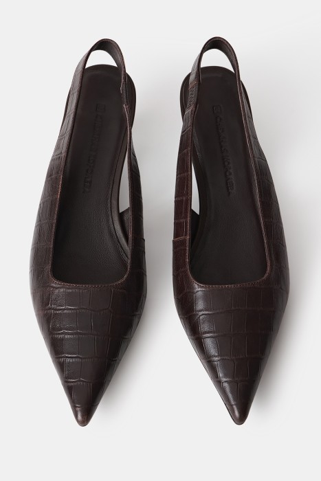 туфли из натуральной кожи с тиснением 811557003 фотография