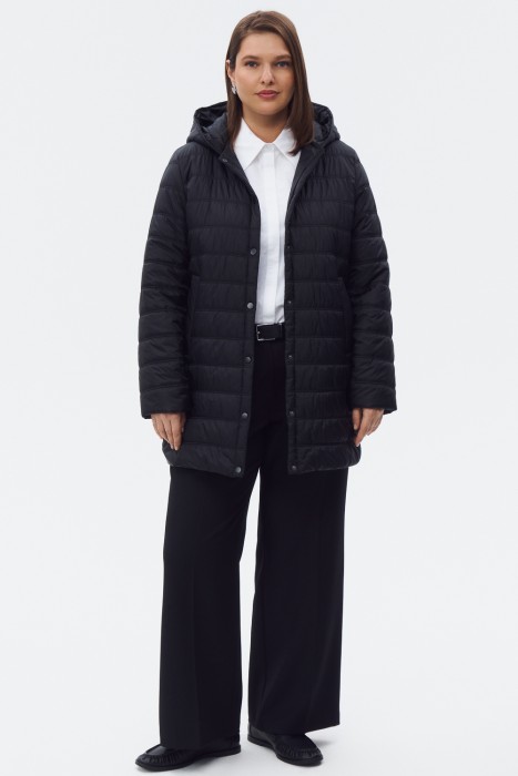 удлиненная куртка с капюшоном 807662003 фотография
