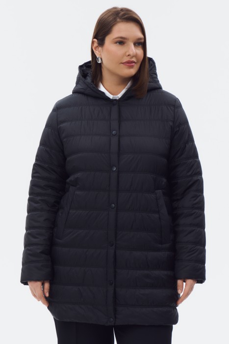 удлиненная куртка с капюшоном по цене 4020 руб вид справа