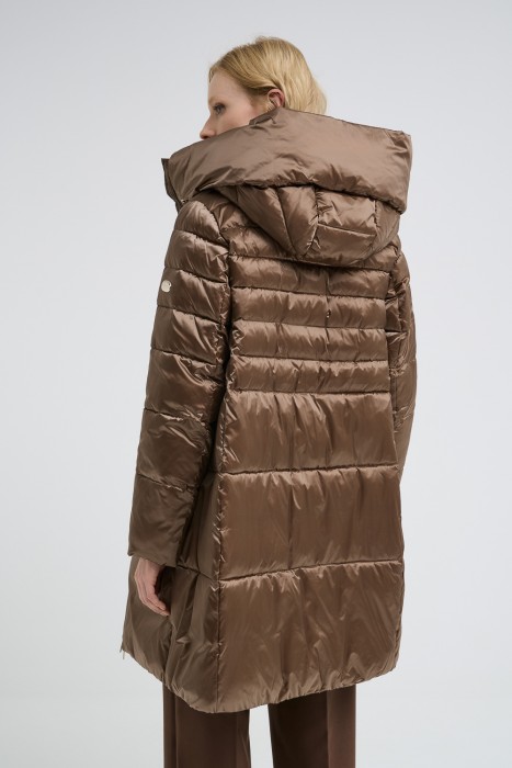 удлиненная куртка с капюшоном по цене 5080 руб вид справа