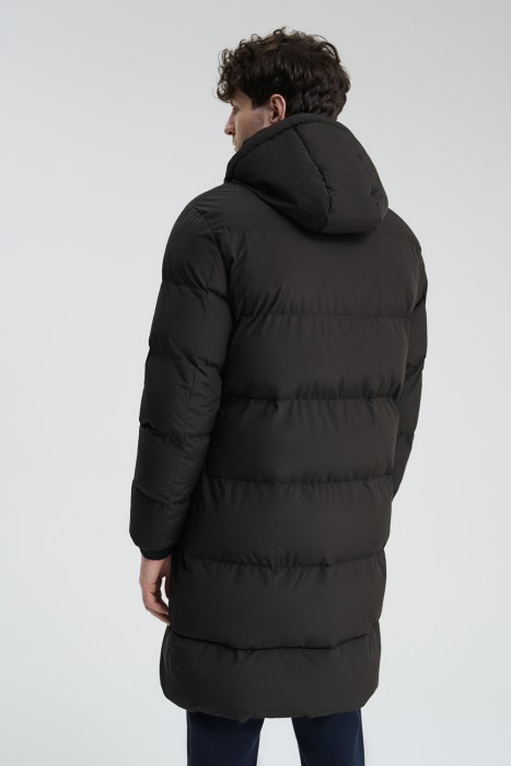 удлиненная зимняя куртка по цене 3250 руб вид справа