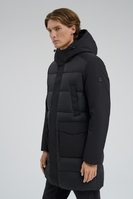 удлиненная зимняя куртка по цене 6350 руб вид справа