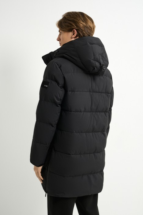 удлиненная зимняя куртка по цене 8800 руб вид справа