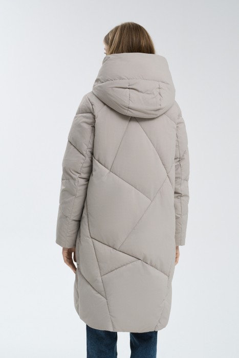 удлиненная зимняя куртка по цене 8310 руб вид справа