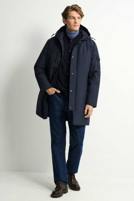 удлиненная зимняя куртка 736075003 фотография