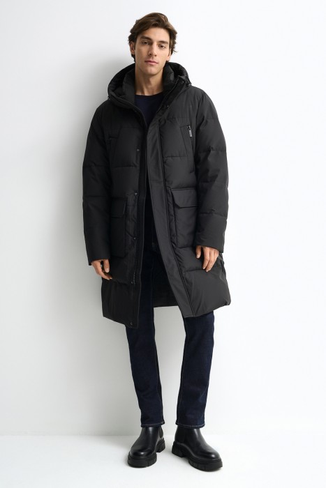 удлиненная зимняя куртка 726080003 фотография