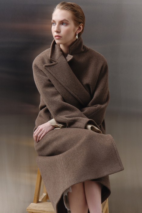 удлиненное пальто 807244003 фотография