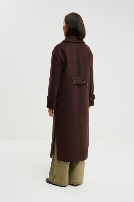 удлиненное пальто по цене 12950 руб вид справа