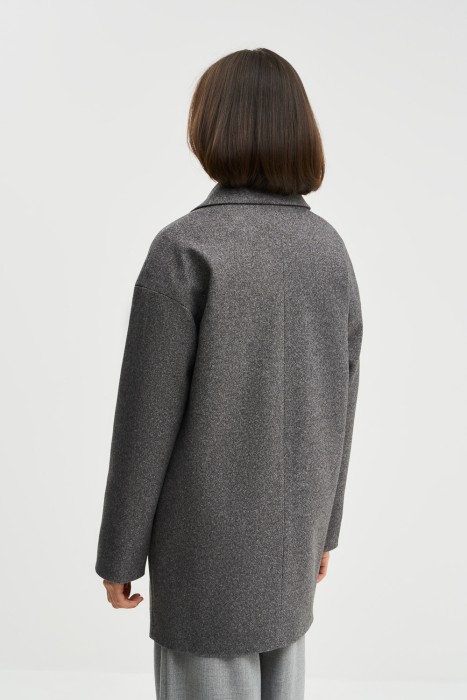 укороченное пальто по цене 8530 руб вид справа