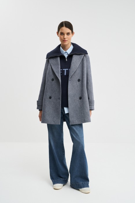 укороченное пальто 774814003 фотография