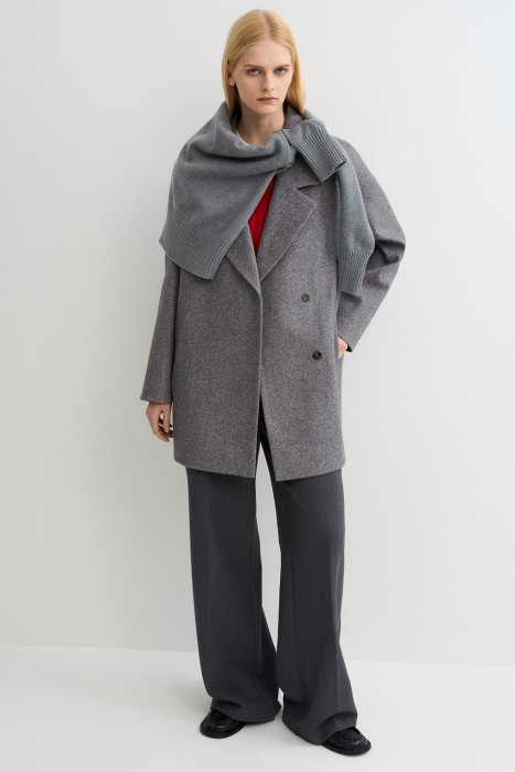 укороченное пальто 808698003 фотография