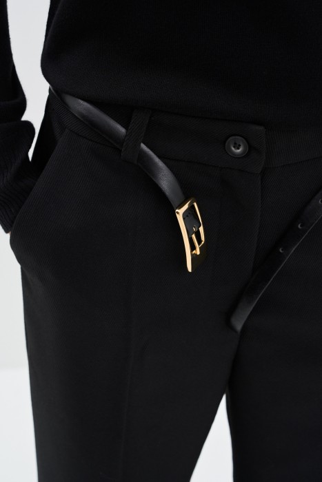 укороченные брюки от бренда снежная королева вид слева