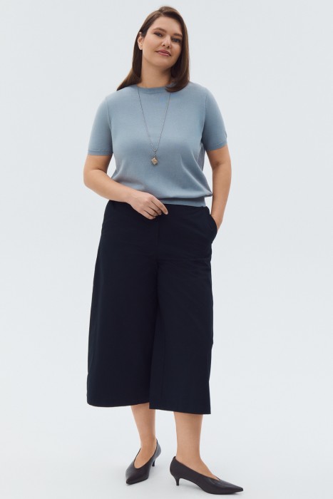 укороченные брюки 821079003 фотография