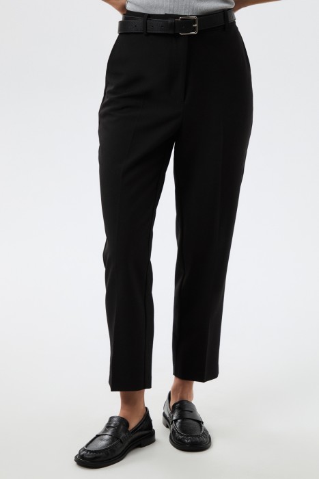 укороченные брюки от бренда снежная королева вид слева