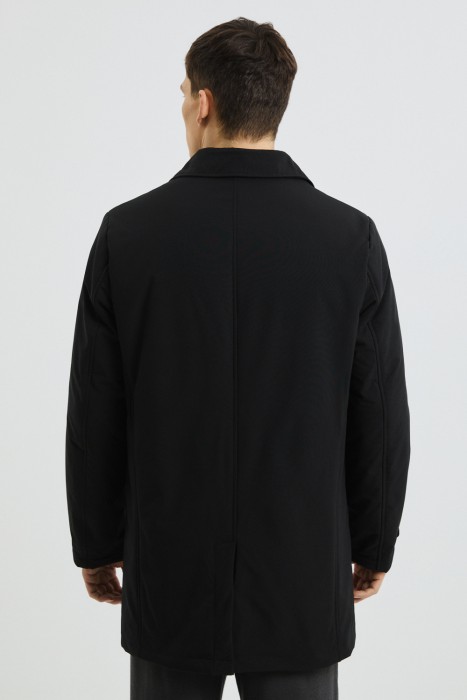 укороченный плащ из россии вид сбоку