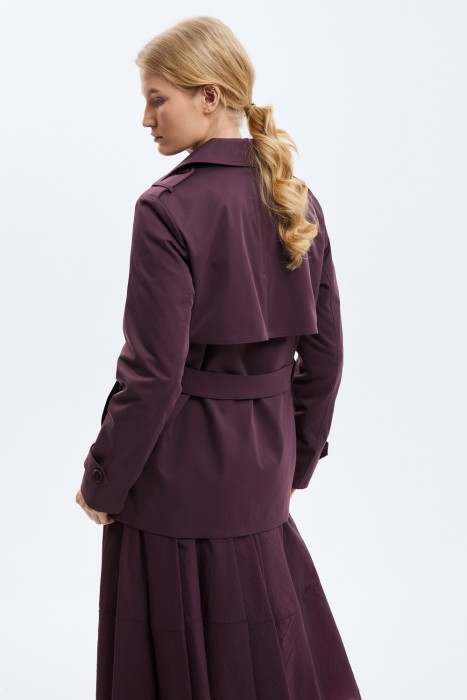 укороченный тренч по цене 7670 руб вид справа