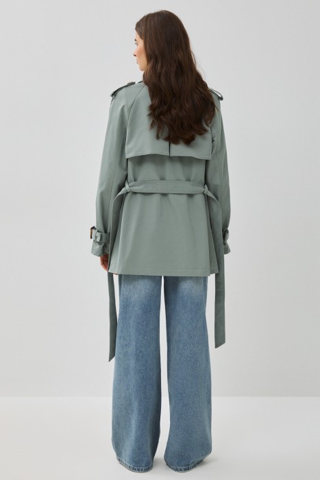 укороченный тренч по цене 6520 руб вид справа