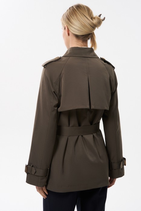 укороченный тренч по цене 6520 руб вид справа