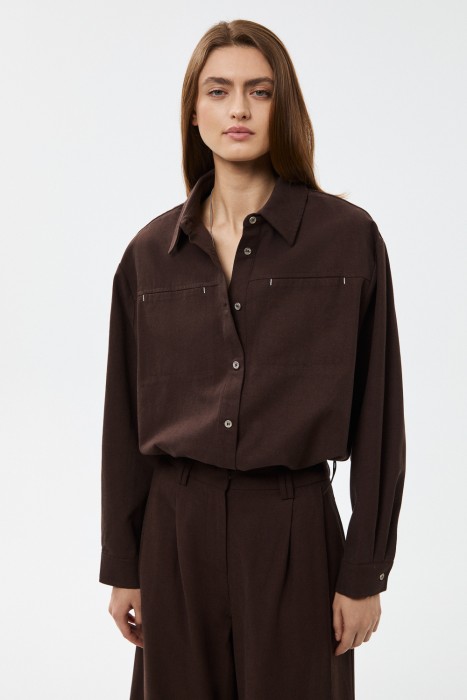 укороченный жакет от бренда снежная королева вид слева