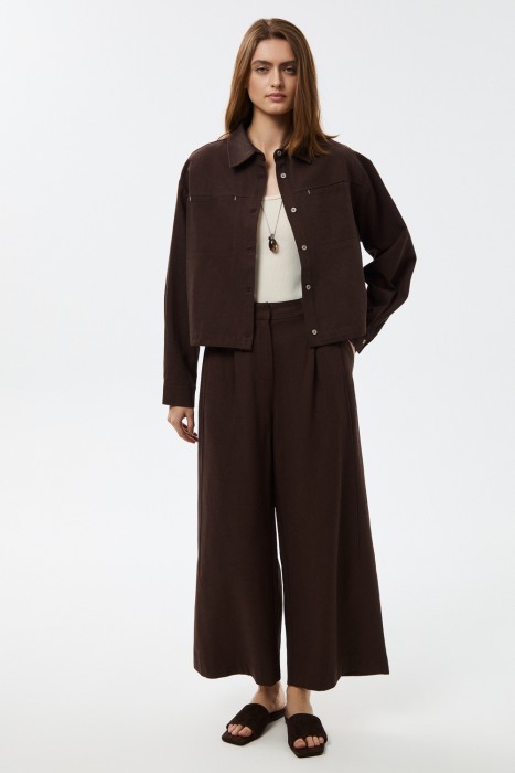 укороченный жакет из россии вид сбоку