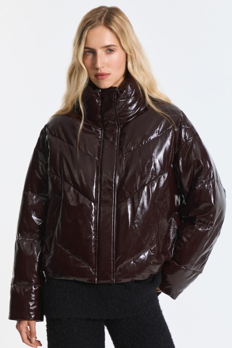 утепленная кожаная куртка из россии вид сбоку