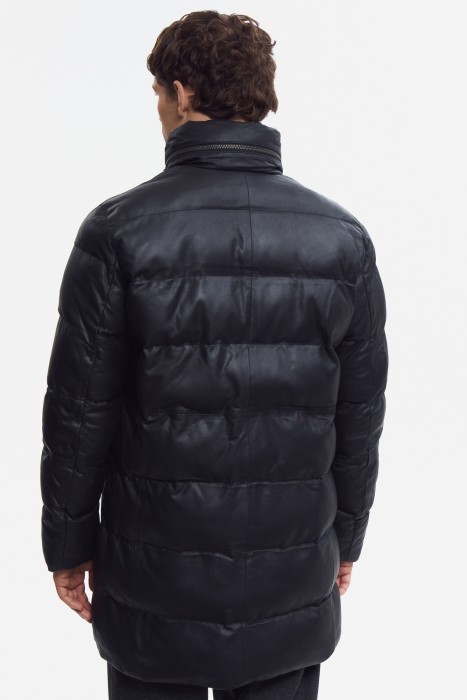 утепленная кожаная куртка по цене 7680 руб вид справа