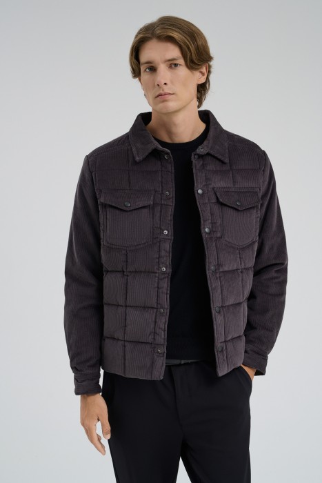 утепленная куртка из вельвета 699785003 фотография