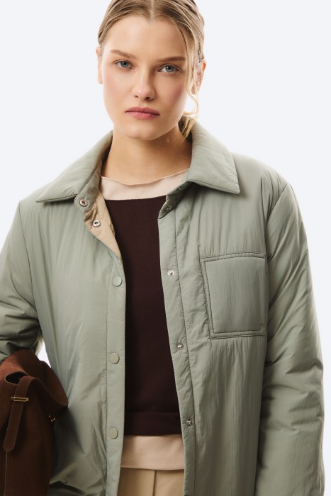 утепленная куртка-рубашка из россии вид сбоку