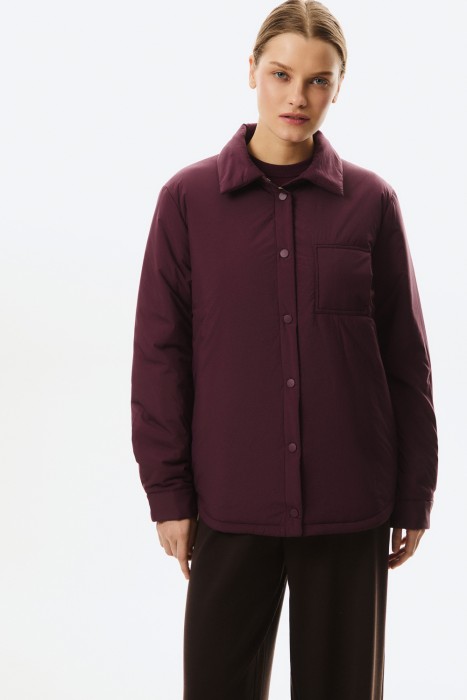 утепленная куртка-рубашка 807427003 фотография