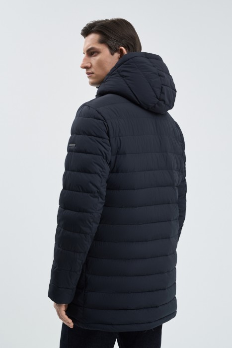 утепленная куртка с капюшоном по цене 5390 руб вид справа