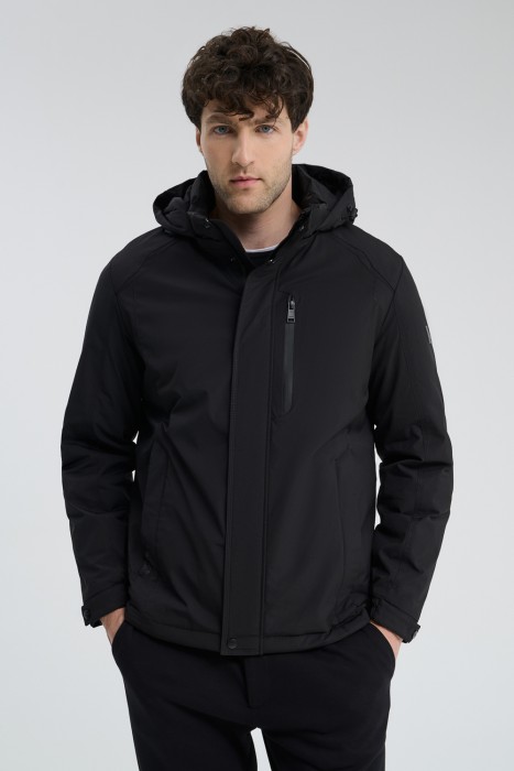 утепленная куртка с капюшоном по цене 6610 руб вид справа