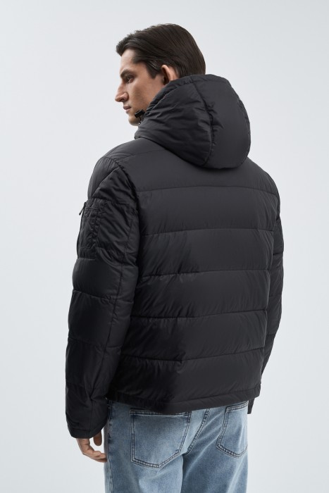 утепленная куртка с капюшоном по цене 5080 руб вид справа