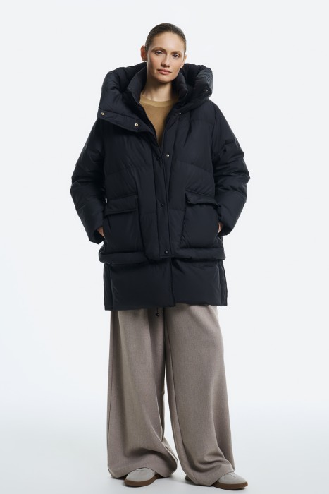 утепленная куртка с капюшоном 728533003 фотография