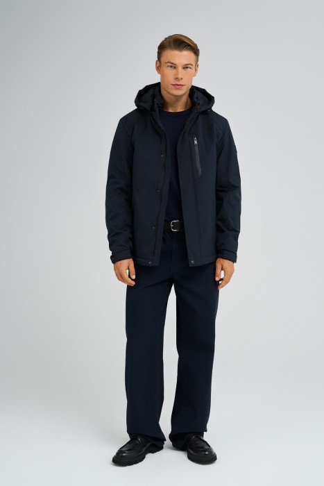 утепленная куртка с капюшоном 772956003 фотография