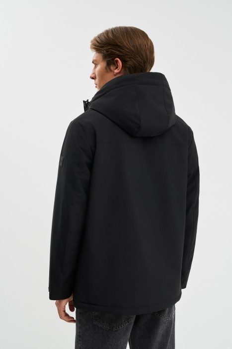 утепленная куртка с капюшоном по цене 6230 руб вид справа